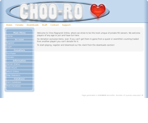 choo-ro.net: Choo Ragnarok Online
Choo Ragnarok Online, where the most unexpected things can occur!