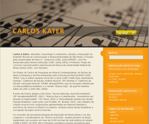 carloskater.com: Home • Carlos Kater
