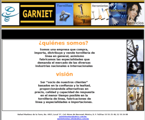 garniet.org: Tornillos y Especialidades GARNIET
