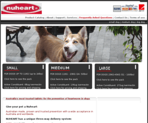 heartwormtablets.com: Nuheart Heartworm Tablets for Heartworm prevention treatment and medication
Nuheart Heartworm medicine plays an important role in dog heartworm and canine heartworm. Nuheart Heartworm prevention and heartworm treatment comprises of heartworm pill or heartworm tablets. Nuheart Generic heartgard was used by heartworm meds previously. However, Nuheart is highly recommended as heartworm medication as a contemporary approach by heartworm meds.