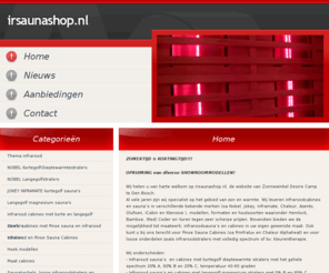 irsaunashop.nl: Infraroodsauna's en infraroodcabines tegen zeer scherpe prijzen
