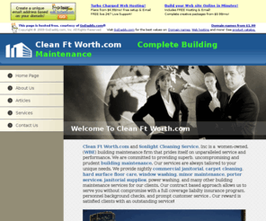 cleanftworth.com: Clean Ft Worth
Cleaning Ft Worth Janitorial Service D/FW Building Maintenance since 1986 janitorial stripping carpet floods minor maintenance 817-656-3178 janitorial ft worth, janitorial ft worth, janitorial fort worth, janitorial fort worth, fort worth, ft worth, ft. worth, dallas, Dallas, Ft Worth,  Fort Worth, ft worth janitorial, ft.worth janitorial, Ft Worth janitorial, Fort Worth janitorial, janitor ft worth, janitor fort worth, cleaning ft worth, cleaning fort worth, cleaning,commercial cleaning, cleaning dallas, cleaning Dallas, cleaning dfw, cleaningdfw, cleaning arlington, janitorial arlington, commercial cleaning ft worth, commercial cleaning fort worth, commercial cleaning arlington, commercial cleaning dfw, commercial cleaning dallas, cleaning coppell, janitorial coppell, cleaning las colinas, janitorial las colinas, commercial Arlington's Best Building Maintenance, Janitorial, Cleaning 817-656-8109