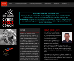 cybercyclecoach.com: Dave Jordaan Cyber Cycle Coach
Dave Jordaan Cyber Cycle Coach