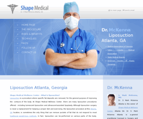 liposuctionatlanta.mobi: Liposuction Atlanta, GA | Dr. S Mark McKenna | Shape Medical Wellness Center
