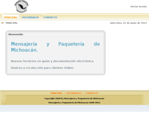 mpm-mich.net: MPM-MICH >  PRINCIPAL
Mensajera y Paquetera de Michoacn