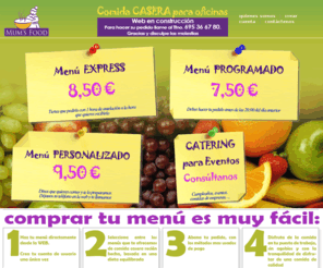 mumfood.es: Comida de mamá en la oficina - Mumfood.es
Te enviamos comida de casa a la oficina, con el típico sabor de la comida de casa recién hecha