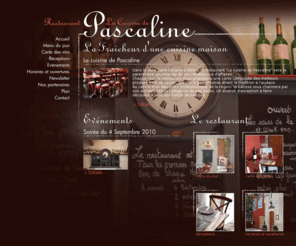 restaurant-nimes-pascaline.com: La Cuisine de Pascaline, restaurant traditionnel Nîmes cuisine du marché produits frais Gard 30
Nous proposons : La Cuisine de Pascaline, restaurant traditionnel Nîmes cuisine du marché produits frais Gard 30. Le restaurant la cuisine de Pascaline située à Nimes sur le département du Gard est spécialisé dans la cuisine traditionnelle Française. Nous nous occupons des diners d'affaires, diner d'anniversaire, organisation de receptions. Notre cuisine est basée sur des produit frais et bio. Nous intervenons sur saint cezaire uzes caissargues et sur l'ensemble du département du Gard 