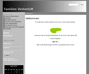 vestentoft.com: Familien Vestentoft - Velkommen
CMSimple is a simple content management system for smart maintainance of small commercial or private sites. It is simple - small - smart! It is Free Software licensed under AGPL