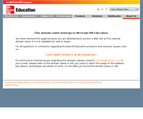 acceslang.net: McGraw-Hill Education Parked Domain
Parked Domain