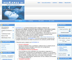 comprarcolchon.es: DESKANSS SI - Colchones FLEX,Salud y Descanso  Shopping
FLEX, Tienda Colchones FLEX, DESKANSS SI, comprarcolchon.es, La Tienda donde puede comprar colchones de descanso de calidad, con precios muy económicos. los  colchones viscoelástico para toda la familia