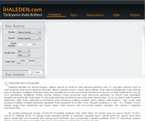 ihaleden.com: İHALEDEN.COM (Türkiyenin İhale Bülteni)
İHALEDEN.COM (Türkiyenin İhale Bülteni)