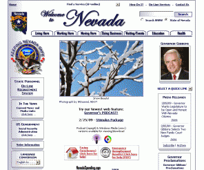 nv.gov: State of Nevada Official web site 
Governor Jim Gibbons