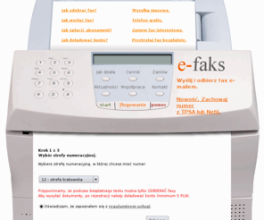 tanifax.pl: Fax Wirtualny - Fax Internetowy - Tani Fax PL
Fax Wirtualny (fax internetowy) pozwala na odbieranie faxów bez potrzeby posiadania urządzenia, jakim jest fax. Wyslij i odbierz fax e-mailem. Przetestuj fax za darmo.