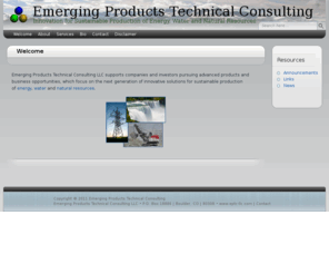 eptc-llc.com: Welcome - Emerging Products Technical Consulting
Welcome to Emerging Products Technical Consulting LLC