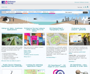 ordancesurvey.com: Maps of Britain from Ordnance Survey - buy paper maps and GIS data
Maps - OS Explorer and OS Landranger Maps, OS OpenData, OS Maps - OS Explorer and OS Landranger Map, OS OpenData, OS OpenSpace, OS MasterMap - buy, license or download them from Great Britain's mapping agency.