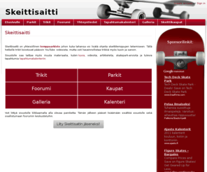 rullalauta.com: Skeittisaitti - Skeittisaitti
rullalautailu, rullalauta, skeitti, skeittaus