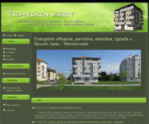 tehnikinvest.com: Energetska efikasnost, ekoloski, pametni stanovi po vasoj meri | Tehnikinvest
