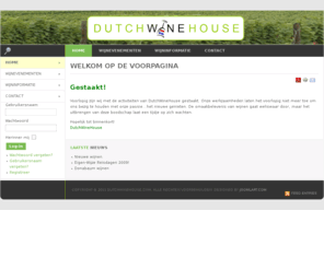 dutchwinehouse.com: Welkom op de voorpagina
Dutch Wine House wijnbelevenis, daar waar genieten en passie samenkomen!