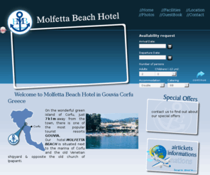 molfettabeach.com: Molfetta Beach Hotel Gouvia Corfu Greece - Home
Wellcome to Molfetta Beach Hotel in Gouvia Corfu Greece