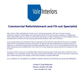 valeinteriorsuk.com: Commercial Premises Refurbishment and Fit-out Specialists
Vale Interiors, Valco, Office fitout specialists, builders south wales, south wales tradesman, EO2 contractor,