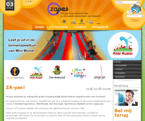 za-pas.nl: ZA-pas!
Onbeperkt toegang tot de leukste attracties van Zeeland