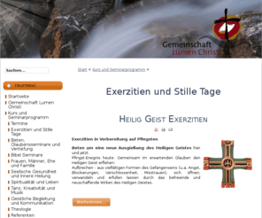 exerzitien.com: Exerzitien und Stille Tage
„Du bist vertraut mit all meinen Wegen.