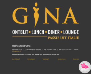 gina.nl: Gina.nl | Passie uit Italië
Restaurant Gina