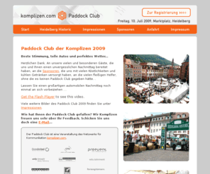 komplizen-paddock.com: Komplizen Paddock
Der Paddock Club der Komplizen (komplizen.com) bei der Oldtimer-Rallye Heidelberg Historic.