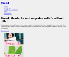 4headaches.co.uk: 4head | Home
Content for the home page