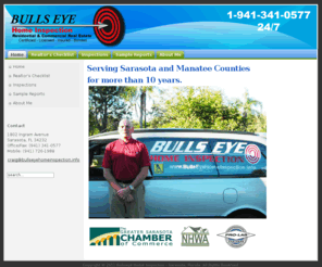 bullseyeinspection.info: Bullseye Home Inspection - Serving Sarasota and Manatee Counties for more than 10 years.
Bullseye Home Inspection - serving Sarasota and Manatee Counties for more than 10 years.