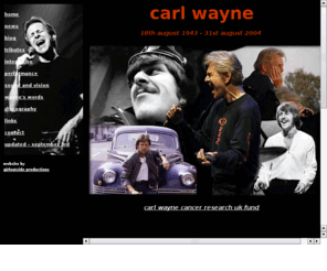 carlwayne.co.uk: The Official Carl Wayne Website
