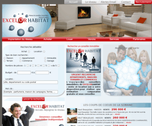 excelorhabitat.com: Excelorhabitat, le Réseau de conseillers en immobiliers, vente et location
reseau agents immobilier et conseillers sur toute la france, excelorhabitat.