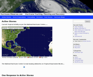 hurricaneobserver.com: Hurricane Observer.com | Hurricane Tracking, Planning and Recovery
 Hurricane Observer.com -  