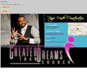 livegreater.org: Greater Than Dreams Church
Greater Than Dreams Church - 35118 Michigan ave Wayne Mi 48184 734 812-9896