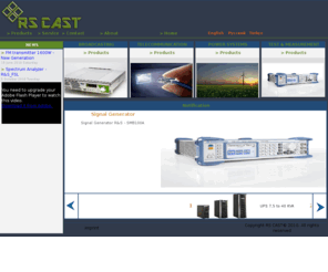 rscast.com: Rs Cast
Rs cast is a broadcasting solition company, fm transmitter, tv transmitter, tv verici, fm Verici, Satellite Network, Test Equipment, Antennas 