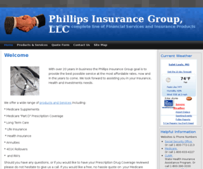 phillipsinsurancegroup.com: Welcome | Phillips Insurance Group, LLC
Phillips Insurance Group offers a wide range of services including 