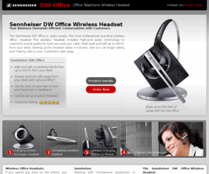 thedwofficeheadset.com: Sennheiser DW Office  Wireless Headset
Sennheiser DW Office  Telephone Wireless Headset, the latest innovation in headset technology