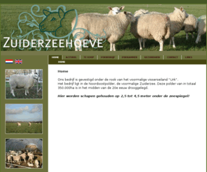 zuiderzeehoeve.com: Zuiderzeehoeve, schapenfokbedrijf
Schapenfokbedrijf Zuiderzeehoeve