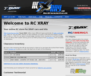 hobby-world.com: RC XRAY - Where XRAY fans buy their RC cars & kits
RC XRAY is an online RC store for XRAY cars & kits. XRAY RC cars are electric or nitro powered, on-road or off-road and range in scale from 1/18th to 1/8th.