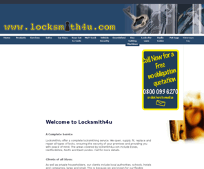 locksmith4u.com: UK locksmiths and locksmith for Harlow, Hertfordshire, Essex, London
uk locksmihs covering Harlow, Essex, Hertfordshire and North London, offering a 24 hour emergency service