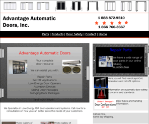 advantageautomaticdoor.com: Advantage Automatic Doors- Home Page
Here you will find information and parts for automatic doors.