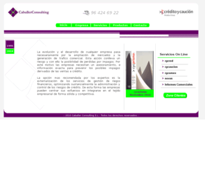 caballerconsulting.com: INDEX
Caballer Consulting especialistas en seguros de credito