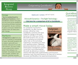 crushedbyquickbooks.com: Quickbooks Alternative
Microsoft Dynamics GP provides an alternative solution to those who have outgrown or experiencing the pains associated with Quickbooks limitations