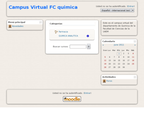 fcquimica.org: Campus Virtual FC quimica
 Este es el campus virtual del departamento de Quimica de la Facultad de Ciencias de la UAEM 