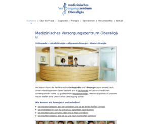 heimhuber.de: MVZ Oberallgäu, Orthopädie und Chirurgie
Medizinisches Versorgungszentrum in Sonthofen / Allgäu