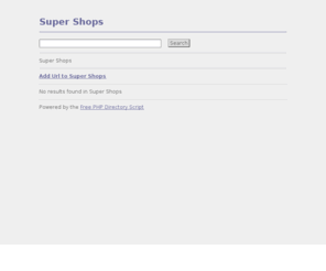 supershops.co.uk: Super Shops  - Super Shops
Super Shopping Directory