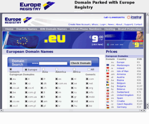 arzum.asia: arzum.asia - Domain parked by Europe Registry
Europe Registry is your European wide domain name registrar providing complete coveragage of European ccTLD domain names including .eu .de .nl .be .es .uk .it .se .ch .pl .at and more member states.