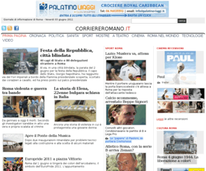 corriereromano.it: Corriere Romano - News ed Eventi a Roma, cronaca, sport, politica, mostre, cinema, teatri
Corriere Romano: News ed Eventi a Roma, cronaca, sport, politica, mostre, cinema, spettacoli teatrali