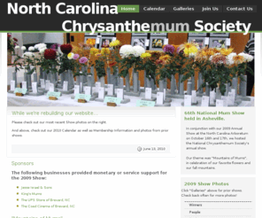 ncchrysanthemum.org: North Carolina Chrysanthemum Society - NC Mums
Basic info about NC Mum Society.