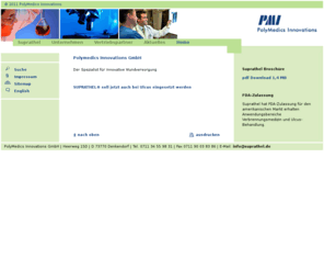 suprathel.de: PMI PolyMedics Innovations - Home
desc